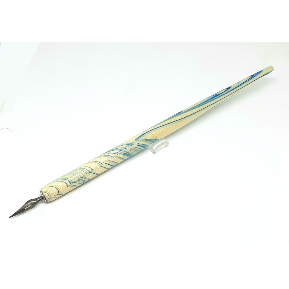 Dip Pen - creme e azul
