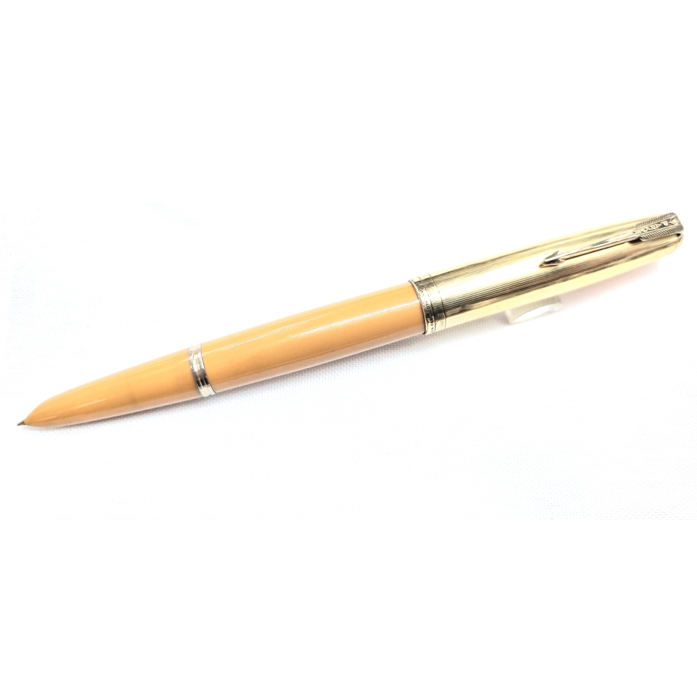 Parker 51 Vacumatic mostarda dupla jóia