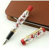 Jinhao Dragon - vermelho Prata